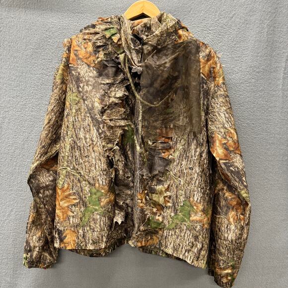 Vintage Underbrush Ghillie Set Mens S/M Mossy Oak Break Up Leafy Jacket + Pants - Picture 3 of 13